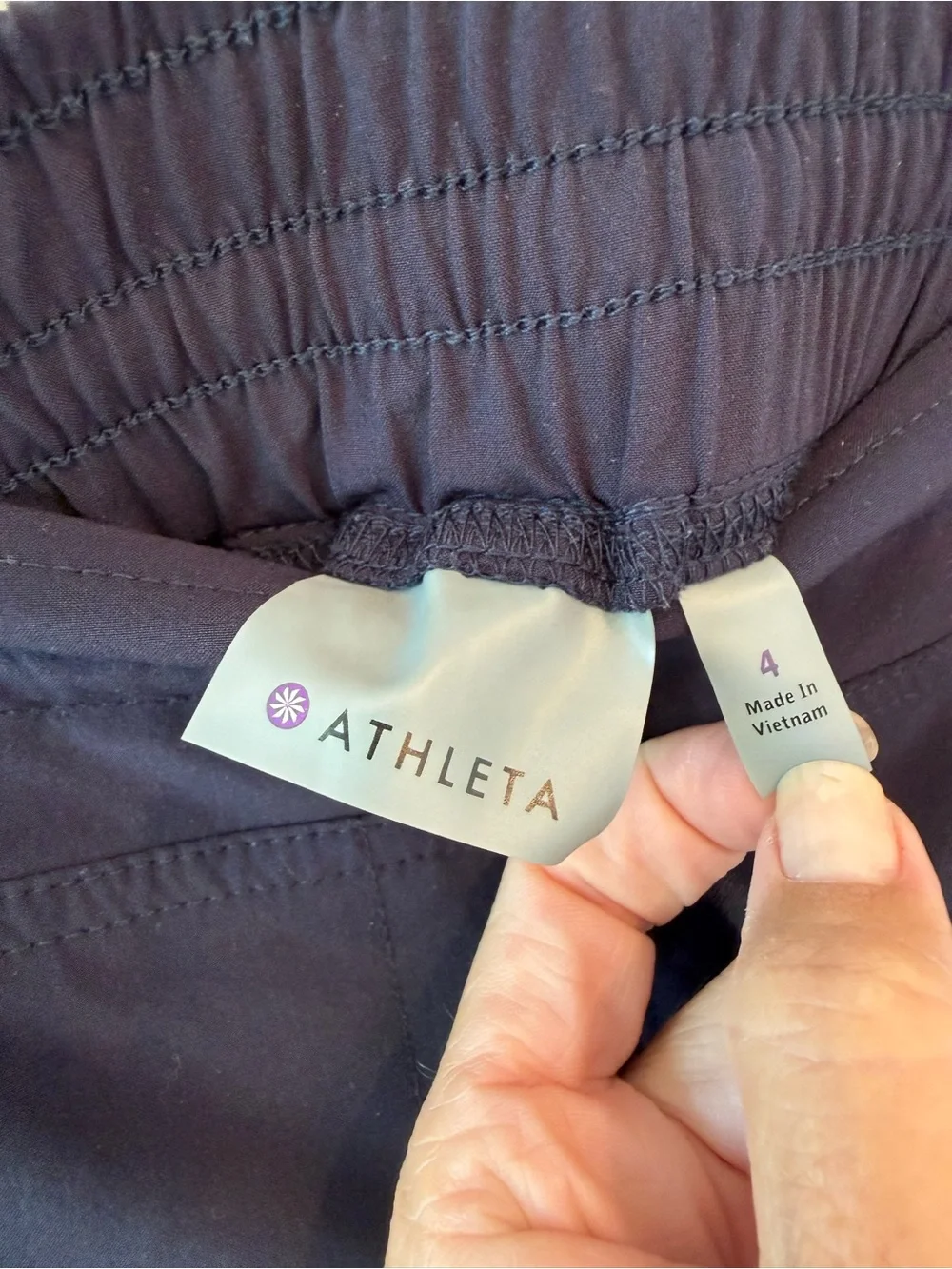 Athleta La Viva Navy Pant - Size 4